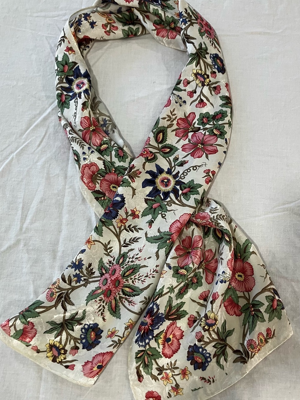 Vtg. Italian Silk Scarf - Picture 4 of 5